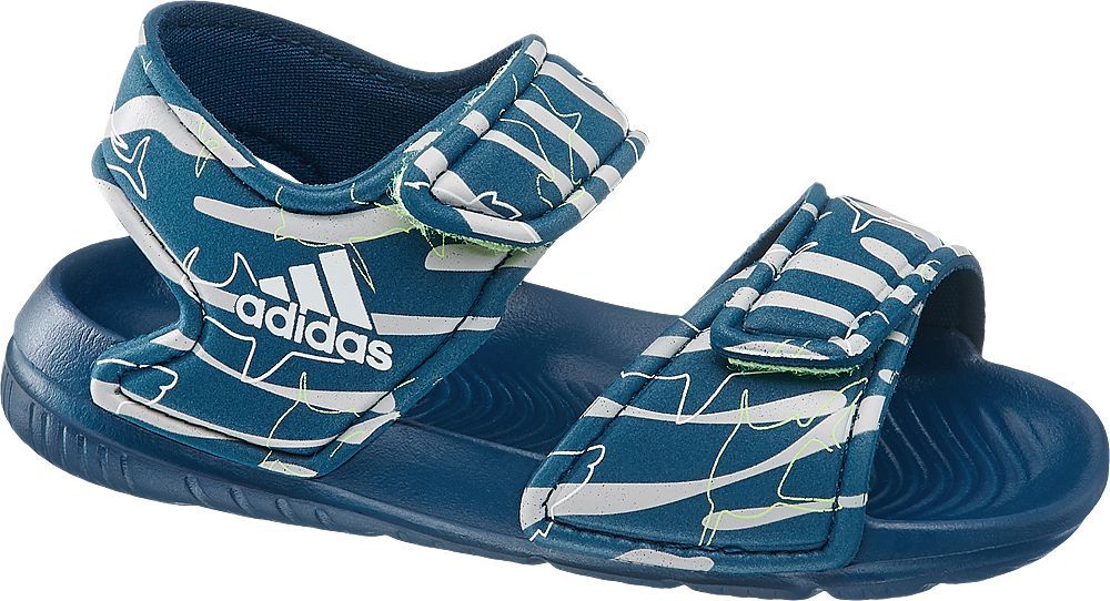 Deichmann - adidas Modré dětské plážové sandály Alta Swim I 24 modrá - obrázek 1