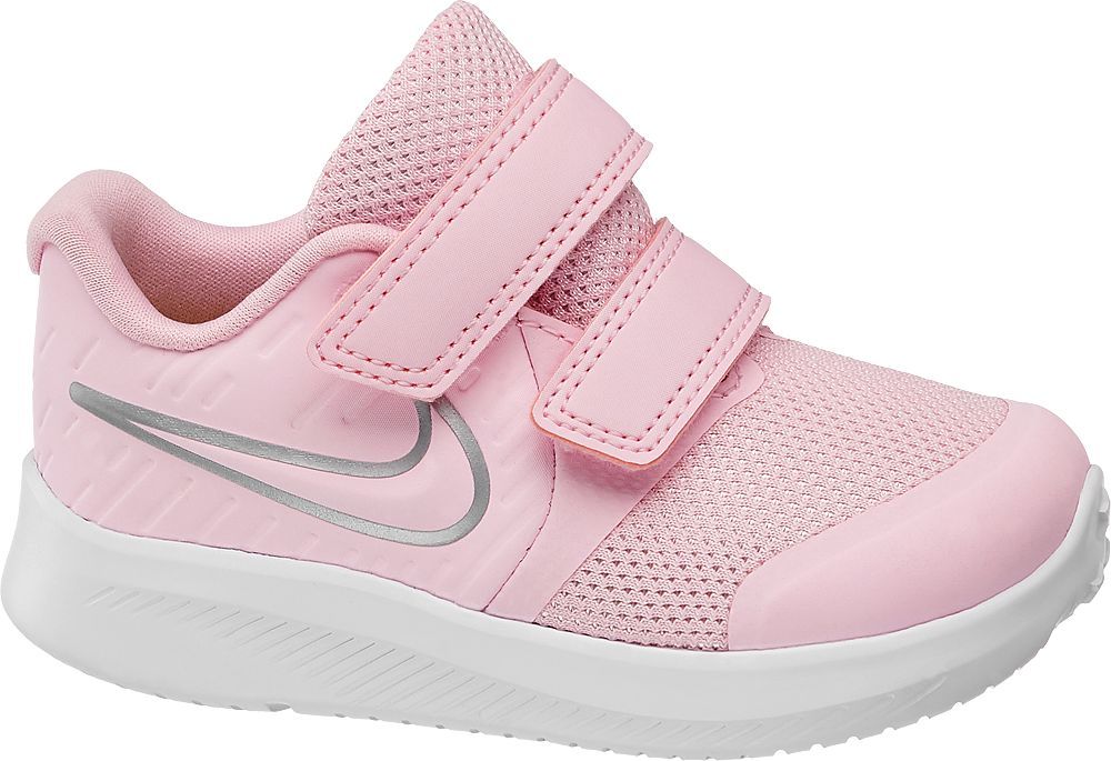 Deichmann - NIKE Růžové dětské tenisky na suchý zip Nike Star Runner 2 26 růžová - obrázek 1