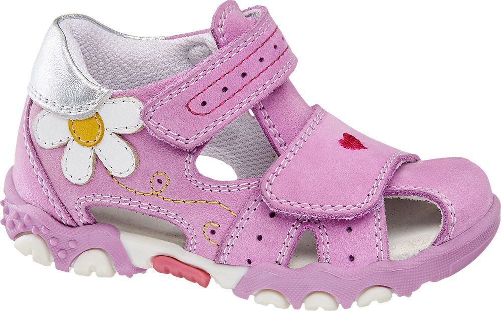 Deichmann - Cupcake Couture Kožené sandály s pevnou patou 22 světle růžová - obrázek 1