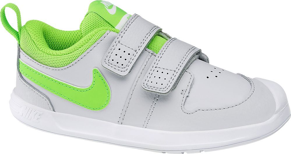 Deichmann - NIKE Šedé dětské tenisky na suchý zip Nike Pico 5 23.5 šedá - obrázek 1