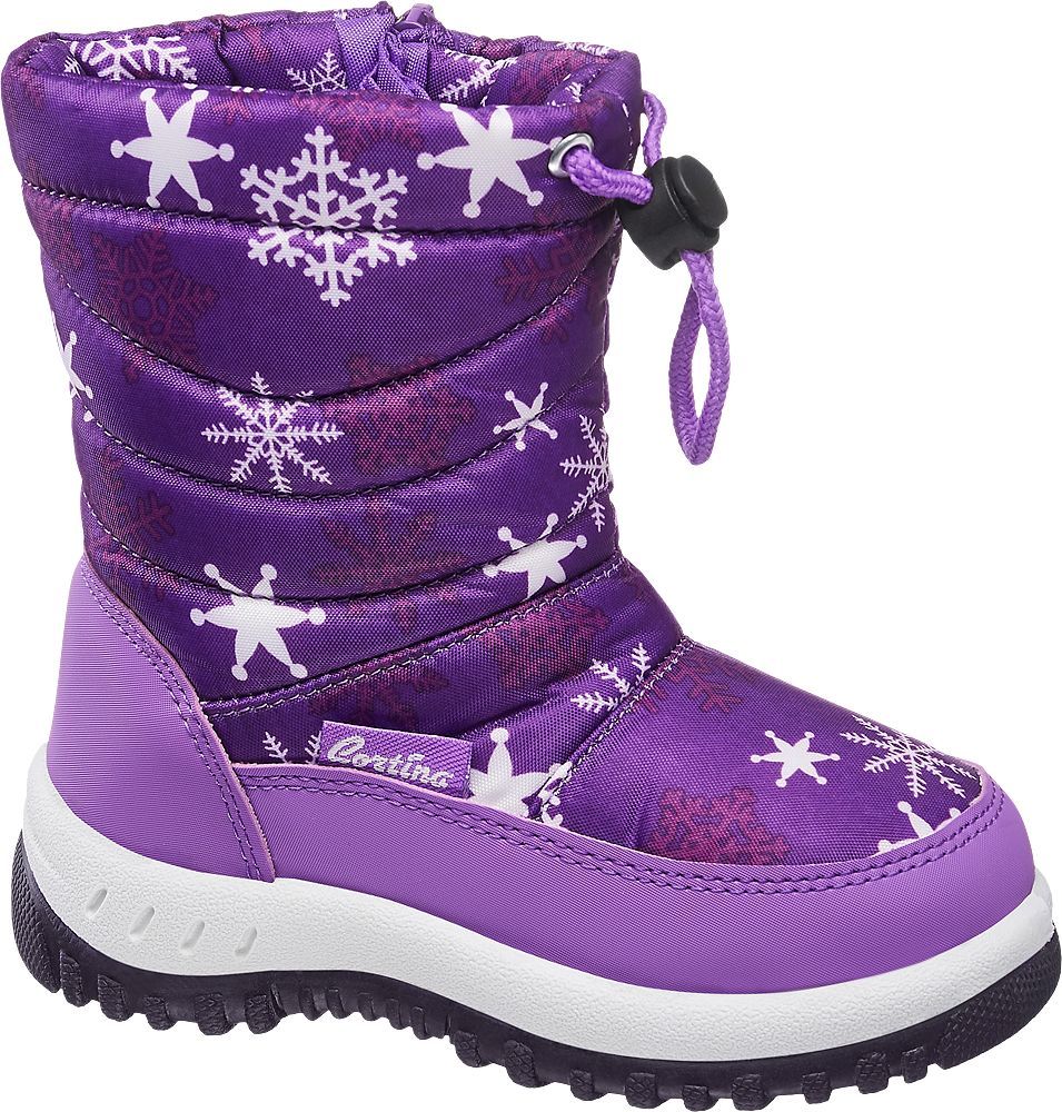 Deichmann - Cortina Fialové dívčí sněhule Cortina se zipem 24 fialová - obrázek 1