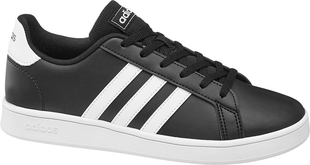 Deichmann - adidas Černé tenisky Adidas Grand Court K 36 2/3 černá - obrázek 1