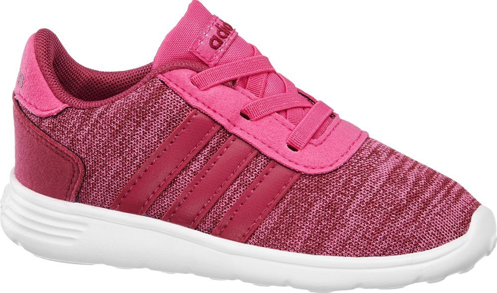 Deichmann - adidas Růžové dětské slip-on tenisky Adidas Lite Racer 26 růžová - obrázek 1