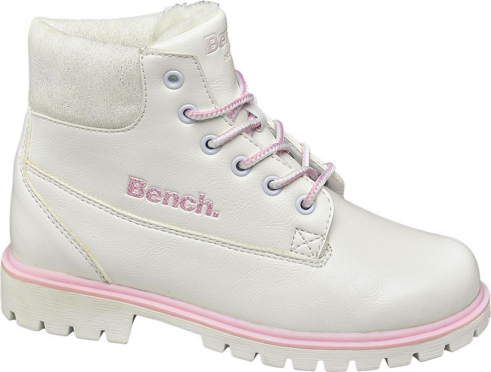 Deichmann - Bench Bílá kotníková obuv Bench 33 bílá - obrázek 1
