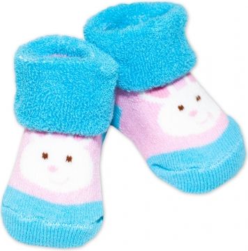 Kojenecké ponožky, 0 - 6 měsíců, Bobo Baby - Králíček - obrázek 1