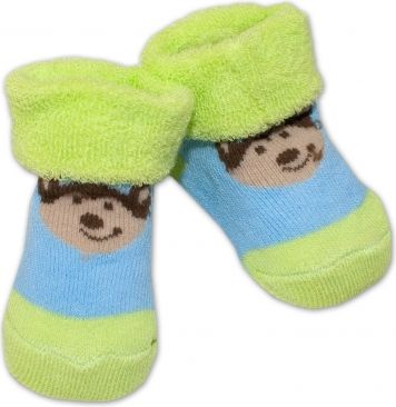 Kojenecké ponožky, 0 - 6 měsíců, Bobo Baby - Pejsek - obrázek 1