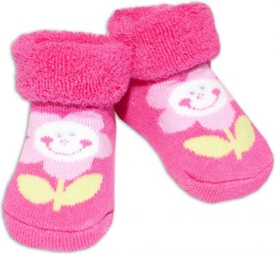 Kojenecké ponožky, 0 - 6 měsíců, Bobo Baby - Květinka - obrázek 1