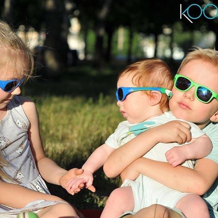 KOOLSUN  sluneční brýle FLEX  Modrá/ Limetka velikost: 0+ - obrázek 5