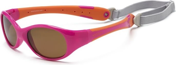 KOOLSUN  sluneční brýle FLEX  Růžová/Oranžová velikost: 3+ - obrázek 1