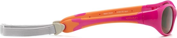 KOOLSUN  sluneční brýle FLEX  Růžová/Oranžová velikost: 3+ - obrázek 2