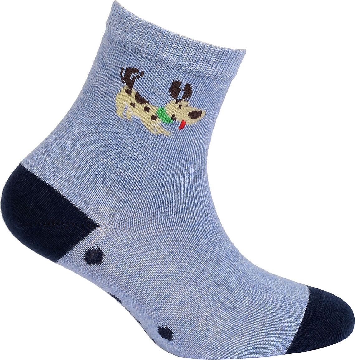 Chlapecké vzorované ponožky GATTA PEJSEK modré Velikost: 21-23 - obrázek 1