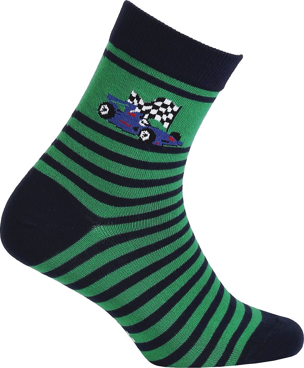 Chlapecké ponožky vzor WOLA FORMULE zelené Velikost: 30-32 - obrázek 1