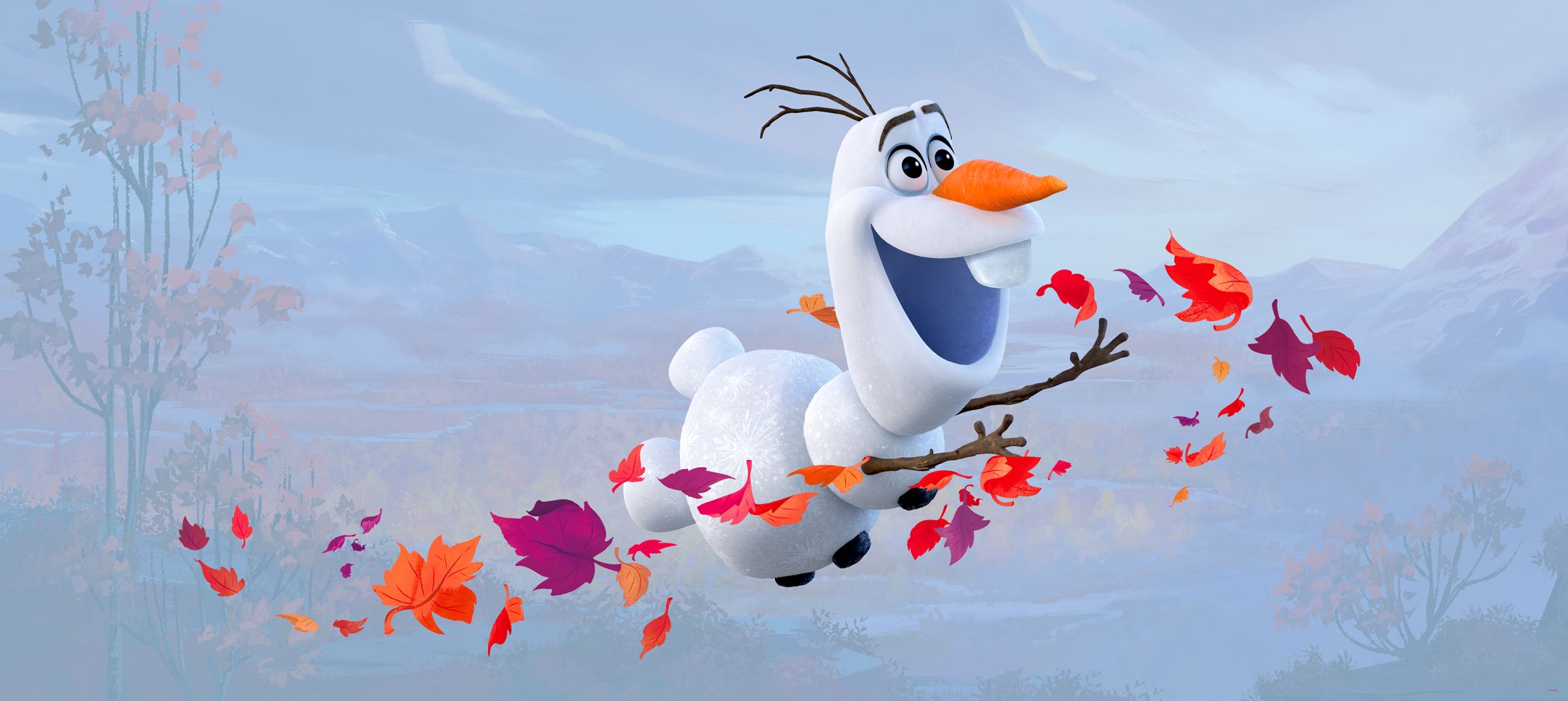 FOTOTAPETA FROZEN 2 OLAF - obrázek 1