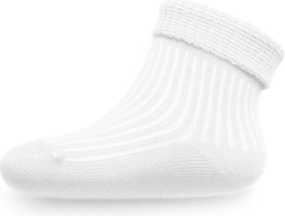 Kojenecké pruhované ponožky New Baby bílé - Kojenecké pruhované ponožky New Baby bílé - obrázek 1