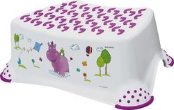 Stupátko dětské protiskluzové - HIPPO bílé s fialovou - Keeeper - obrázek 1