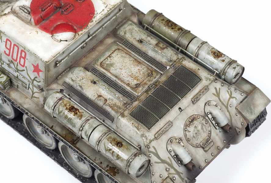 ZVEZDA Model Kit military 3691 - Soviet tank Destroyer SU-122 (1:35) - obrázek 4