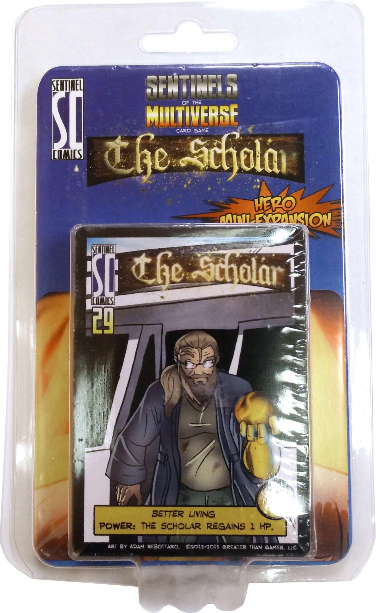 Greater Than Games Sentinels of the Multiverse: The Scholar Hero Mini-Expansion - obrázek 1