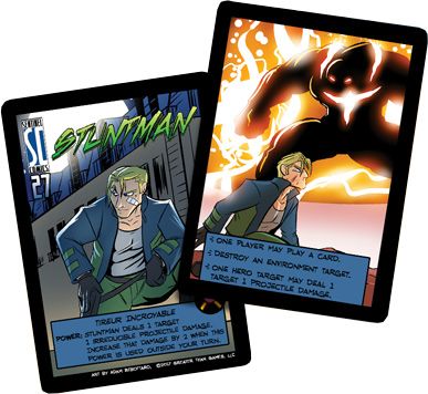 Greater Than Games Sentinels of the Multiverse: Stuntman Hero Mini-Expansion - obrázek 2
