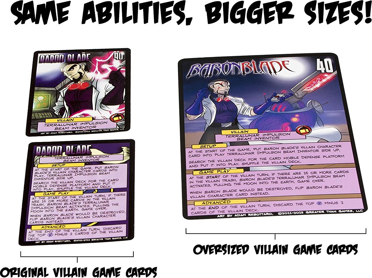 Greater Than Games Sentinels of the Multiverse: Oversized Villain Cards - obrázek 2