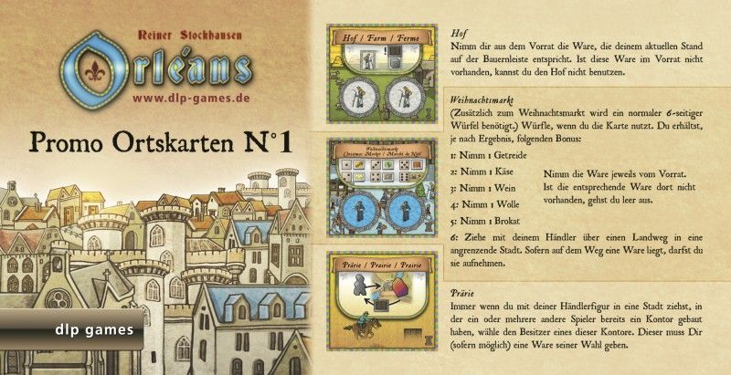 dlp Games Orléans: Ortskarten Promo Edition 1 - obrázek 1