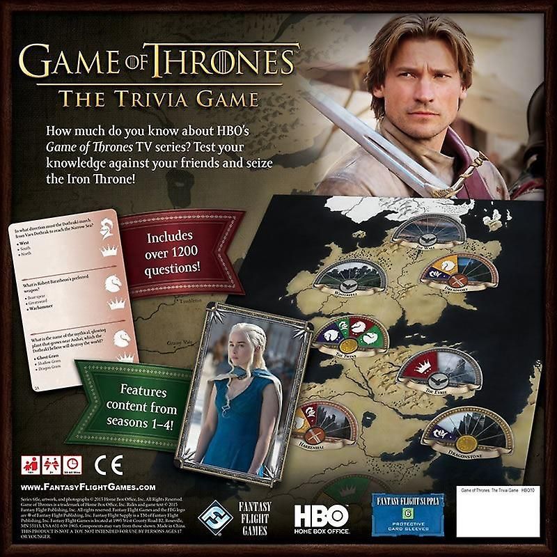 FFG A Game Of Thrones The Trivia Game - obrázek 2