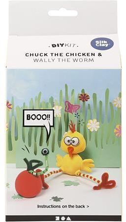 Kreativní sada "Chuck the Chicken", kuře, mix barev, CREOTIME - obrázek 1