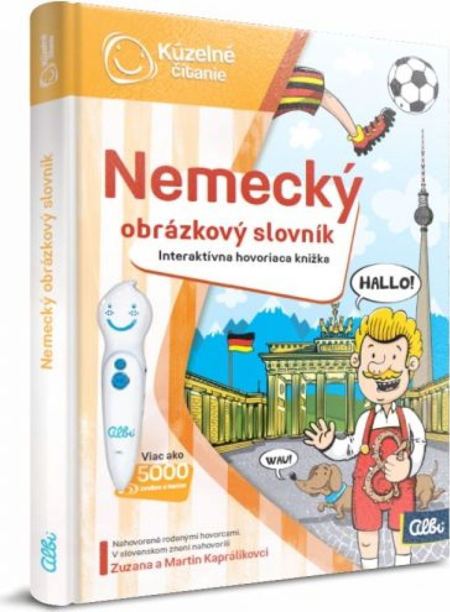 Kúzelné čítanie Kniha Nemecký obrázkový slovník SK - obrázek 1