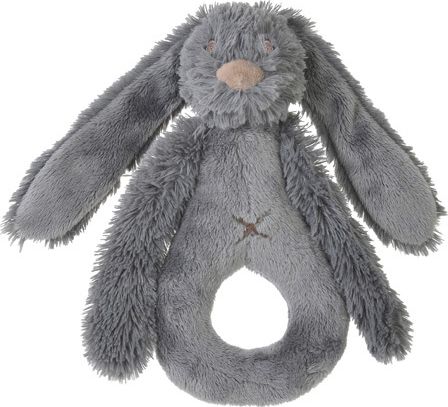 Happy Horse Deep Grey Rabbit Richie Rattle, 18 cm - obrázek 1