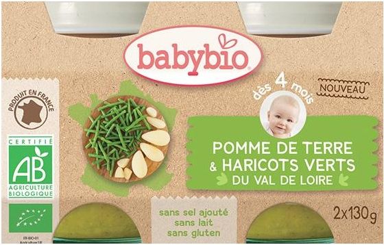 BabyBio brambory fazolky 2x130g - obrázek 1