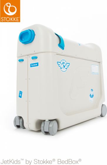 Stokke JetKids™ BedBox® - dětské zavazadlo s lůžkem, modré - obrázek 1