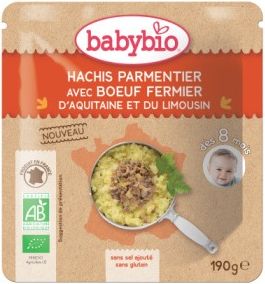 BabyBio menu hovězí hachis parmentier 190g - obrázek 1