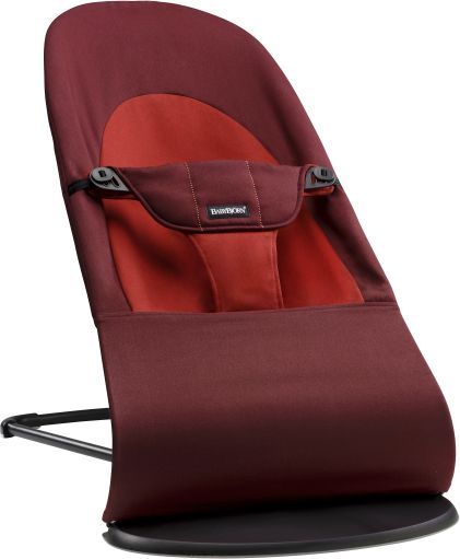 Baby Björn Lehátko Balance SOFT Rust/Orange cotton - obrázek 1
