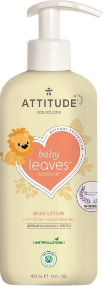 Dětské tělové mléko Attitude Baby leaves s vůní hruškové šťávy 473 ml - obrázek 1