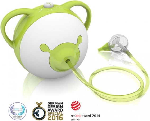 Angelcare Nosiboo Pro Nasal Aspirator - odsávačka nosní motorová - zelená - obrázek 1