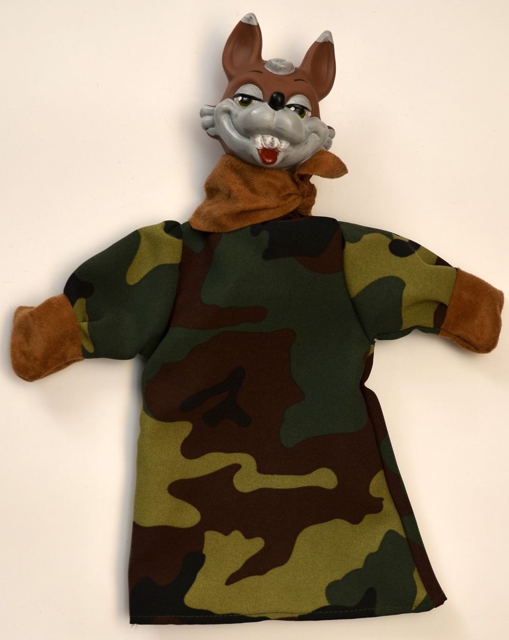 Maňásek na ruku - vlk - obrázek 1