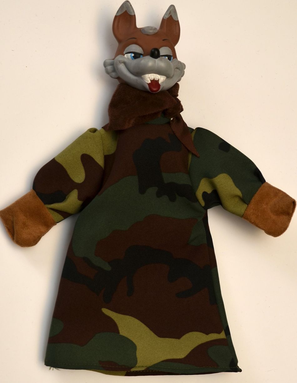 Maňásek na ruku - vlk - obrázek 1