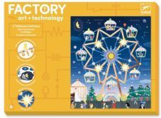 Djeco Factory art + technology Svítící obrázky Lunapark - obrázek 1