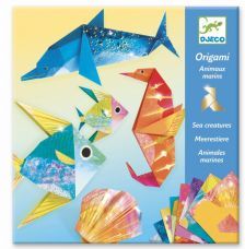 Djeco Origami metalické - Pod vodou - obrázek 1