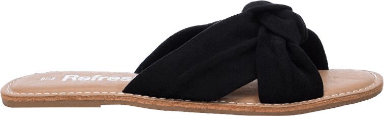Refresh Dámské pantofle Black Microfiber Ladies Sandals 69687 Black (Velikost 37) - obrázek 1