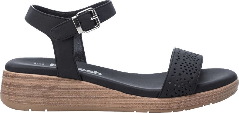 Refresh Dámské sandále Black Nobuk Pu Ladies Sandals 72208 Black (Velikost 37) - obrázek 1