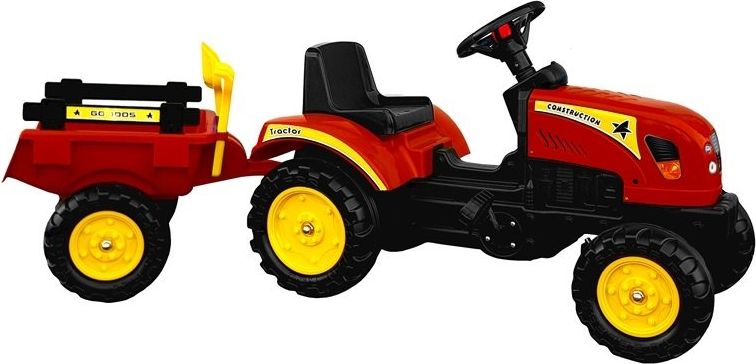 Mamido  Traktor s přívěsem Branson červený  L-5228 - obrázek 1