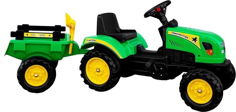 Mamido  Traktor s přívěsem Branson zelený  L-3827 - obrázek 1