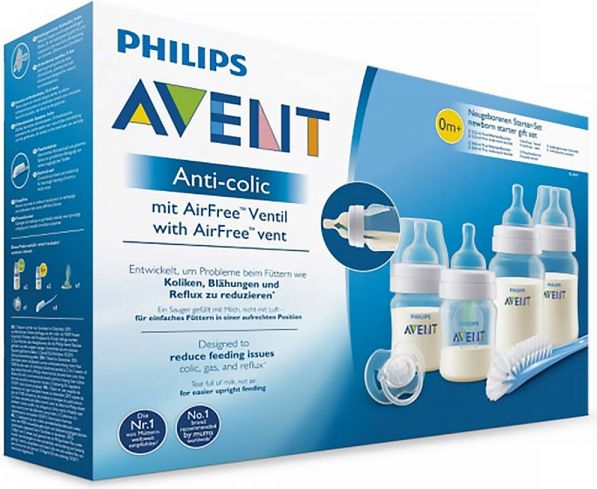 Philips AVENT Novorozenecká startovní sada Anti-colic s ventilem AirFree - obrázek 1