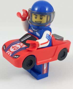 LEGO 71021 minifigurky 18. série - 13. Race Car Guy - obrázek 1
