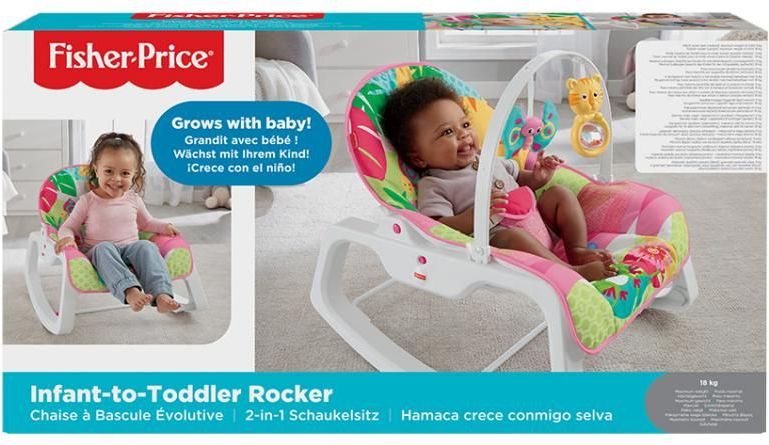 FisherPrice FP SEDÁTKO OD MIMINKA PO BATOLE RŮŽOVÉ - obrázek 2