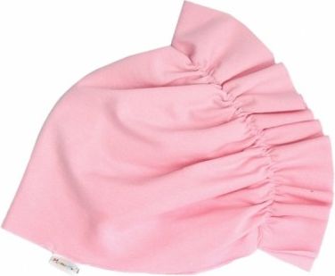 Mamatti Bavlněná dětská čepice - turban světle růžový, Velikost koj. oblečení 0-1rok - obrázek 1