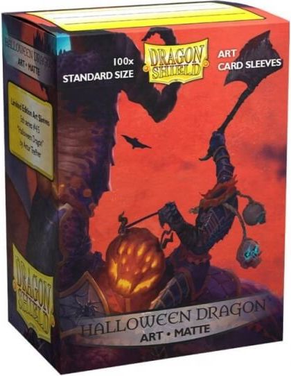 Dragon Shield Obaly na karty Dragon Shield Classic Art Sleeves - Halloween Dragon – 100 ks - obrázek 1