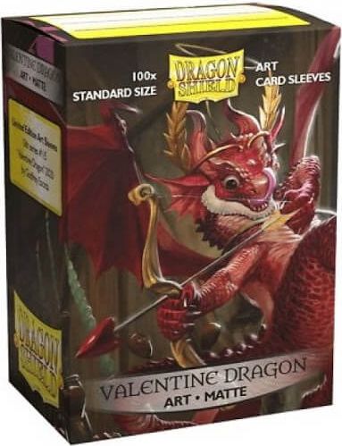 Dragon Shield Obaly na karty Dragon Shield Standard Matte Art Sleeves – Valentine Dragon 2020 - 100 ks - obrázek 1