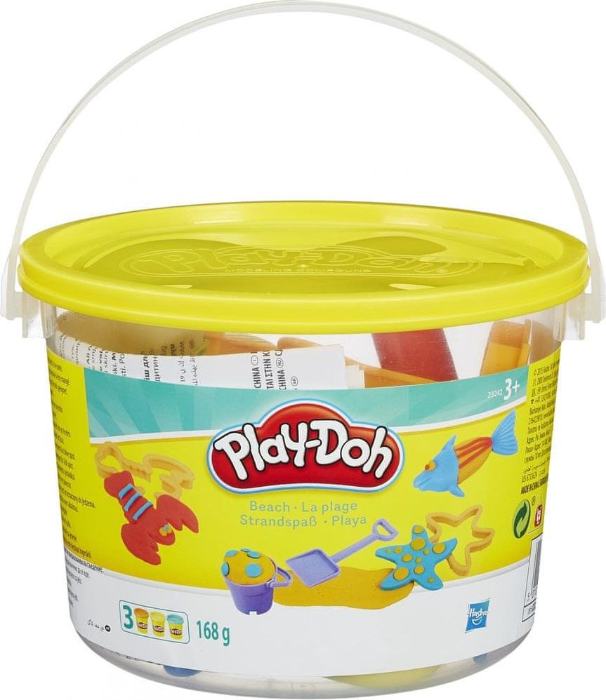 Play-Doh Modelovací set v kyblíku - žluté víko - obrázek 1