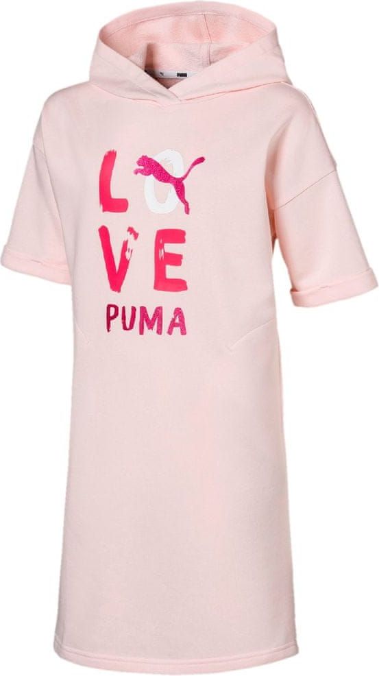 Puma dívčí šaty Alpha Dress G Rosewater 110 růžová - obrázek 1